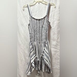 J for Justify Striped Romper with pockets Size XL